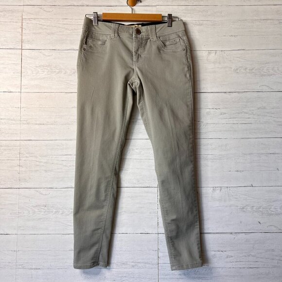 Democracy Jeans Womens Size 4 Gray Ab Technology Denim Stretch Neutral Comfort - Picture 3 of 16